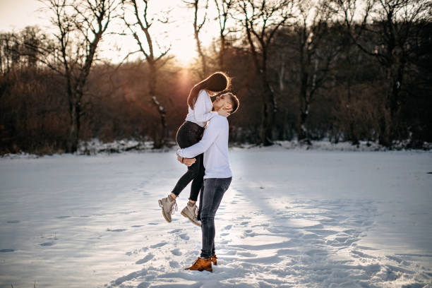 istock Happy couple sharing love 1218393623