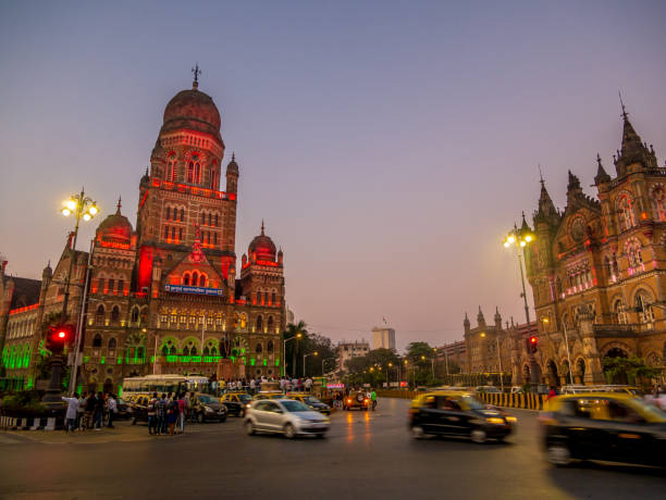 istock BMC & CST, a UNESCO World Heritage Site in Mumbai 1218394623