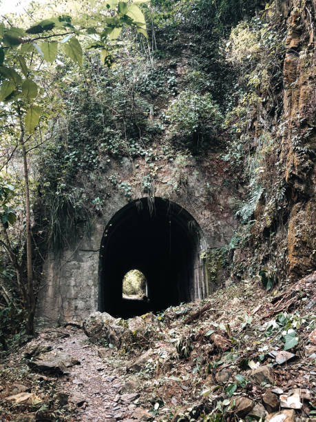 istock tunnel in the cave 1218397067