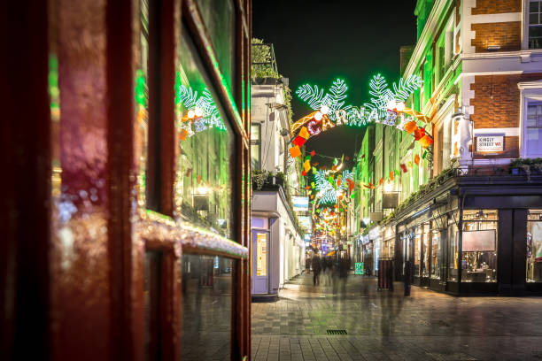 istock Christmas lights in Carnaby, London, UK 1218403291