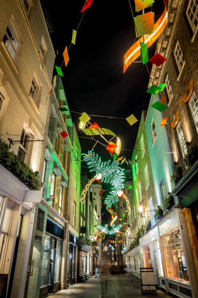 istock Christmas lights in Carnaby, London, UK 1218403300
