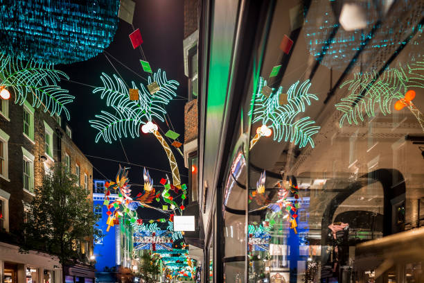 istock Christmas lights in Carnaby, London, UK 1218403443