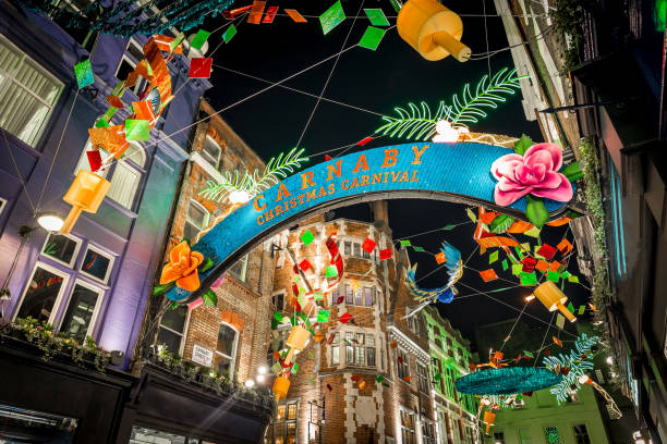 istock Christmas lights in Carnaby, London, UK 1218403449
