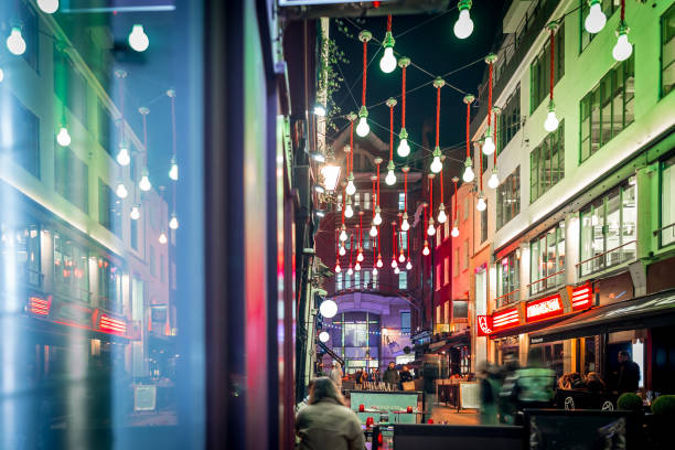 istock Christmas lights in Carnaby, London, UK 1218404263