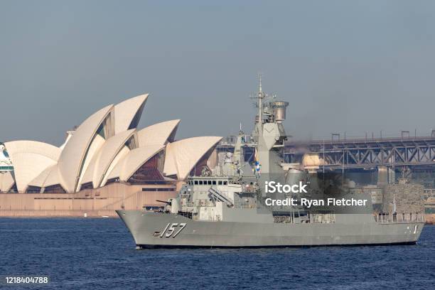 Hmas Perth Anzacclass Frigate Of The Royal Australian Navy In.