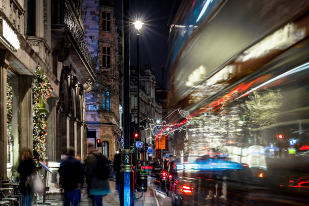 istock Picadilly decorated for Christmas, London, UK 1218406172