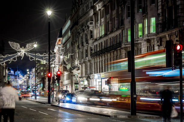 istock Picadilly decorated for Christmas, London, UK 1218406334