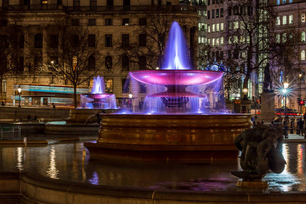 istock Trafalgar square in Christmas time, London, UK 1218408043