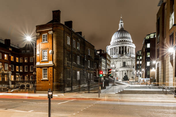 istock St Pauls cathedral in winter night, London 1218409648
