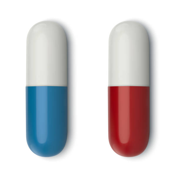 istock 3d realistic white medical pill, top view. Design template of pills, capsules for graphics,mockup. Vector illustration. 1218412886