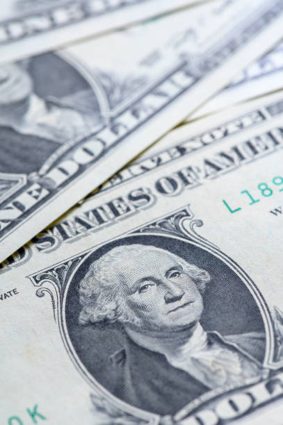 istock Close up US dollar banknotes on background 1218422184