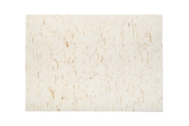 istock Sheet of traditional handmade paper isolted on white background 1218422281