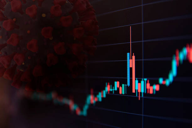 istock Financial concept in Coronavirus days. 1218422347