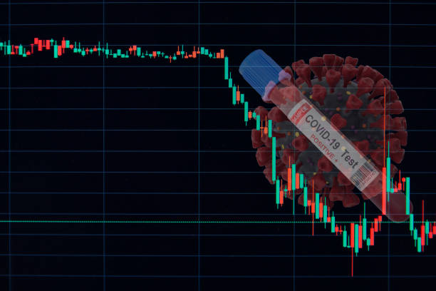 istock Financial concept in Coronavirus days. 1218422349