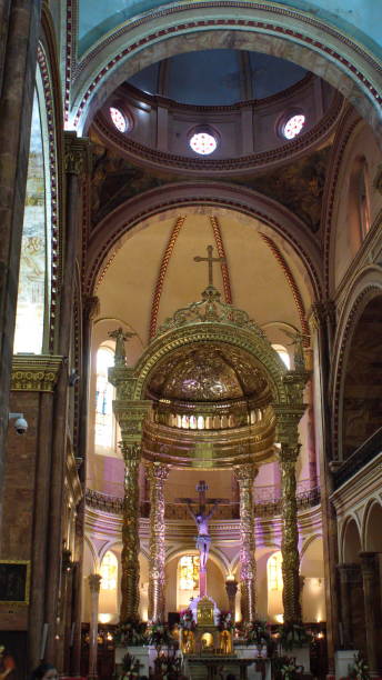 istock Shrine in a church 1218429135