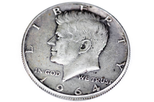 istock 1964 silver dollar featuring John F Kennedy before his assassination 1218431507