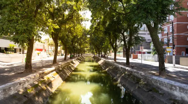 Photo of The channels are landmarks in Santos,made to drain rainwater