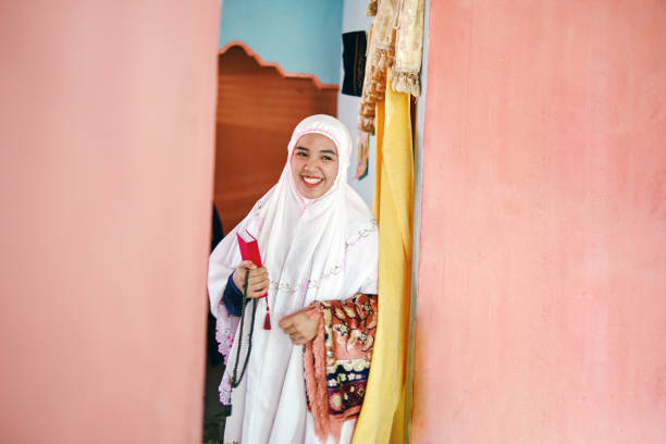 istock Islam Woman Preparing to Pray 1218443143