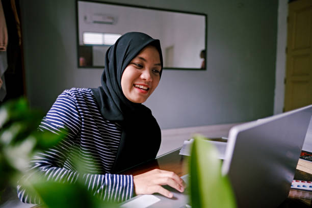 istock Beautiful Asian Women Online Shopping using Laptop 1218443736