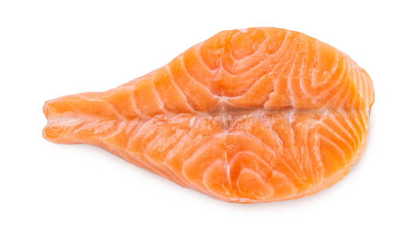istock Fresh Raw Salmon Butterfly Steak 1218446370
