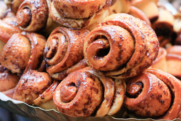 istock Cinnamon Buns in h Market, London 1218447232