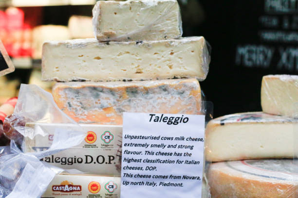 Unpasteurised Cow's Milk Cheese in Borough Market, London