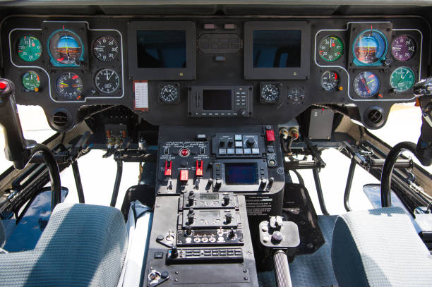 istock Inside of an emergency-transport Helicopter 1218449163