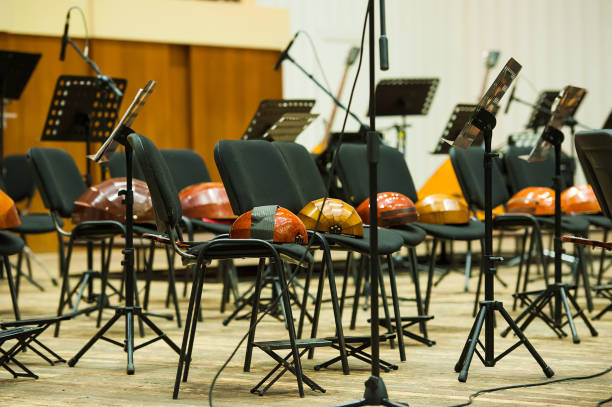 istock The stage is ready for the orchestra 1218451964
