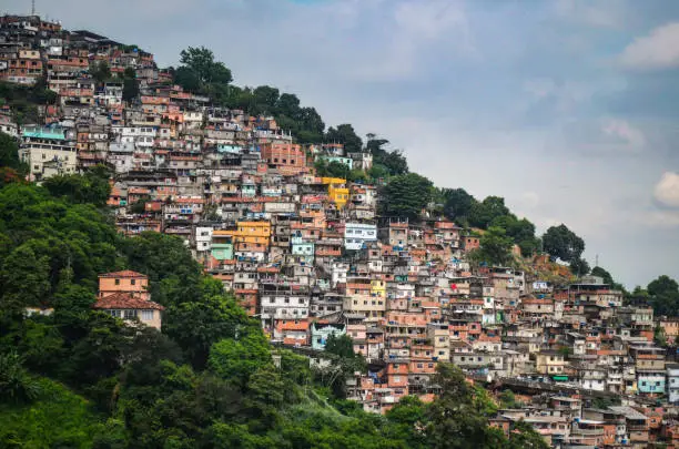 Photo of View over the sprawling Favelas of Rio de Janeiro, Brazil