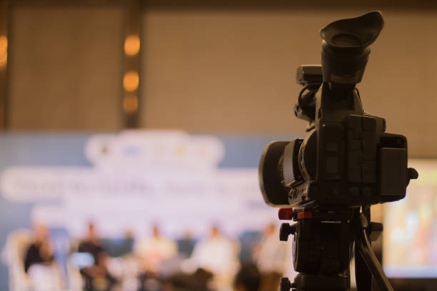 istock The camera is recording news 1218485856