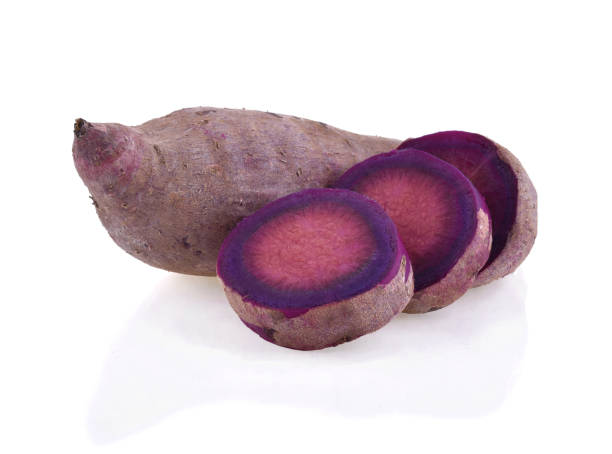 istock purple yams on isolated white background 1218485910