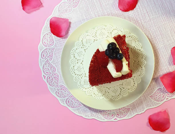 istock strawberry cake on a white plate 1218487300