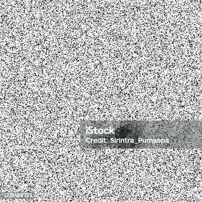 istock Black And White Grunge overlay texture random distress dirty grain. Abstract seamless pattern for Realistic graphic design material wallpaper background, old painted wall. Vector illustration. 1218488725