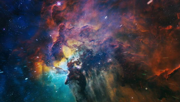istock Galaxy and Planet - Elements of this Image Furnished by NASA 1218489092