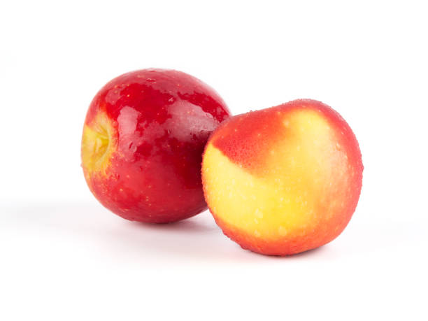 istock Fresh New Zealand rocket apple isolated on white background. 1218491838