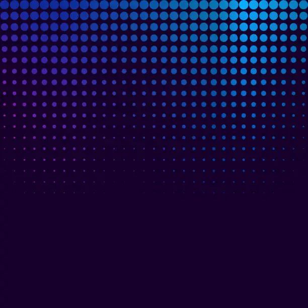 Vector illustration of Gradient halftone background