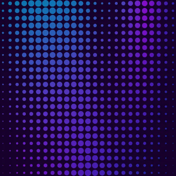 Vector illustration of Gradient halftone background