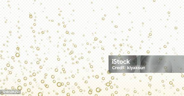 Soda Bubbels Champagne Water Of Zuurstof Lucht Fizz Stockvectorkunst en meer beelden van Bel - Vloeistof