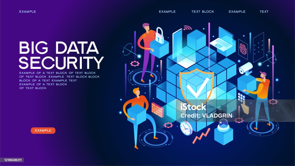 Secure Concept Security Control Concept Secure Infographic Concept With Technology ...