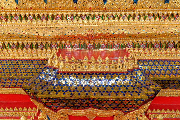 istock Detail of decorative work - Wat Pho Temple Complex 1218514289