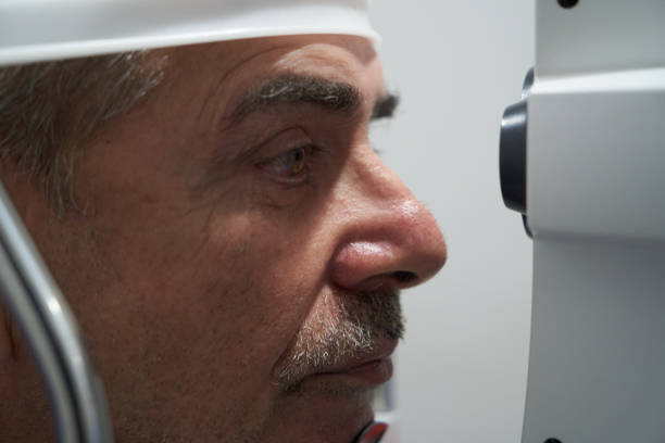 istock Medical Ophthalmologist Eyesight Check-Up. Ophthalmology treatment 1218518628