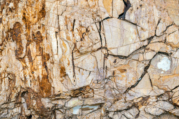 istock Full frame of natural stone patterns used as background 1218520099