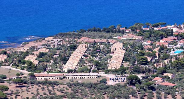istock Sicilian sea coast seen from above 1218521908