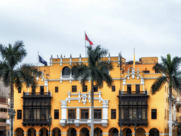 istock Plaza Mayor city hall Lima Peru 1218528908