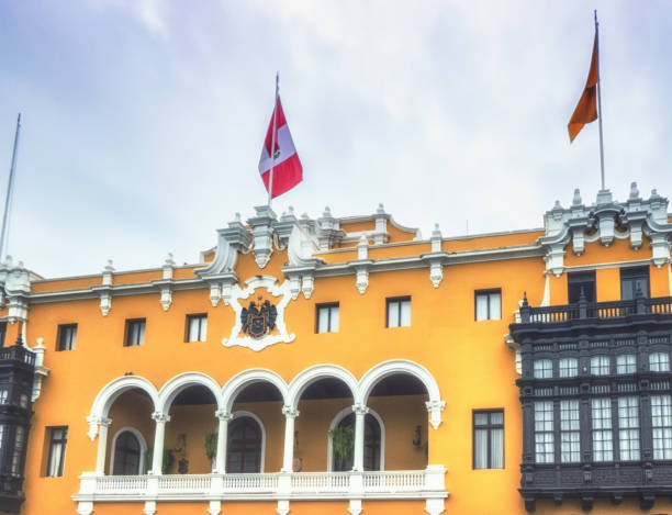 istock Plaza Mayor city hall Lima Peru 1218528950