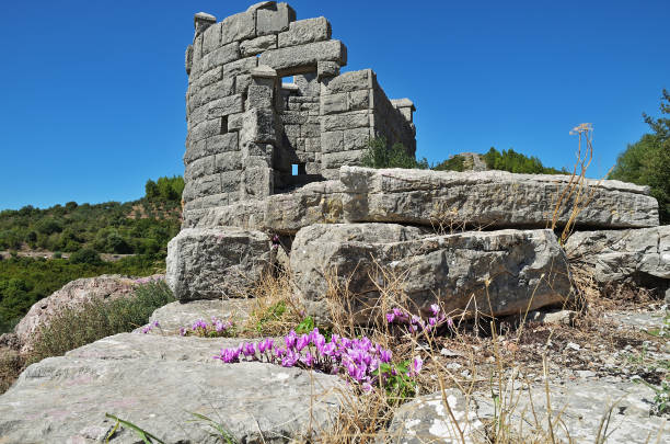 istock The Arcadian wall, Greece, Messini, Peloponnese 1218541382