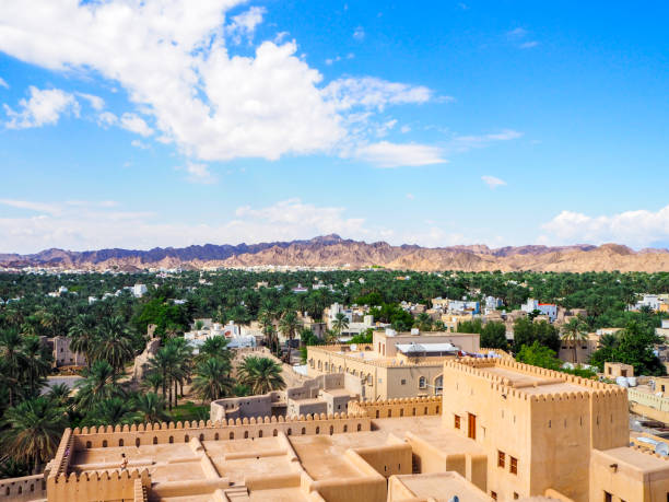 istock View on Nizwa Palm Grove, Oman 1218545860