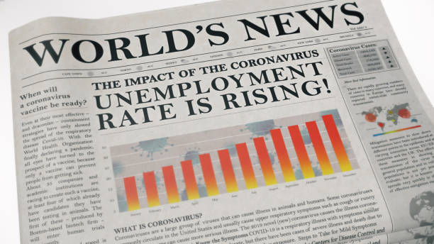 istock Unemployment Rate Coronavirus Covid-19 Virus Headline Newspaper 1218558190