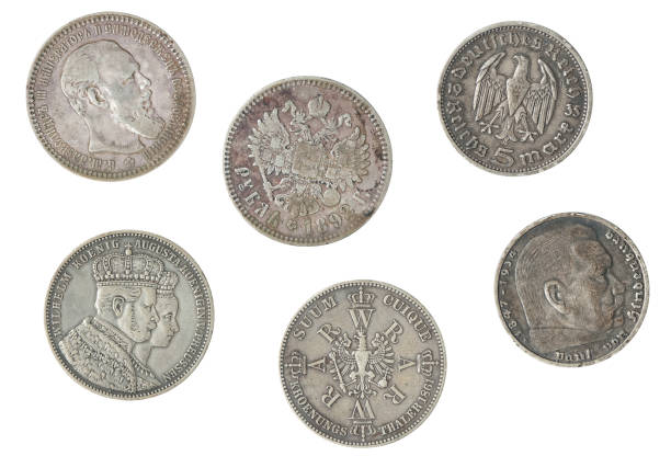 istock old coins isolated on white with clipping path 1218559351