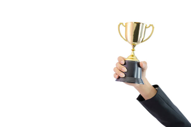 istock Champion golden trophy 1218560660